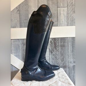 Like New Custom Sergio Grasso Imperia Field Boot, Size 38. Pebbled Top!